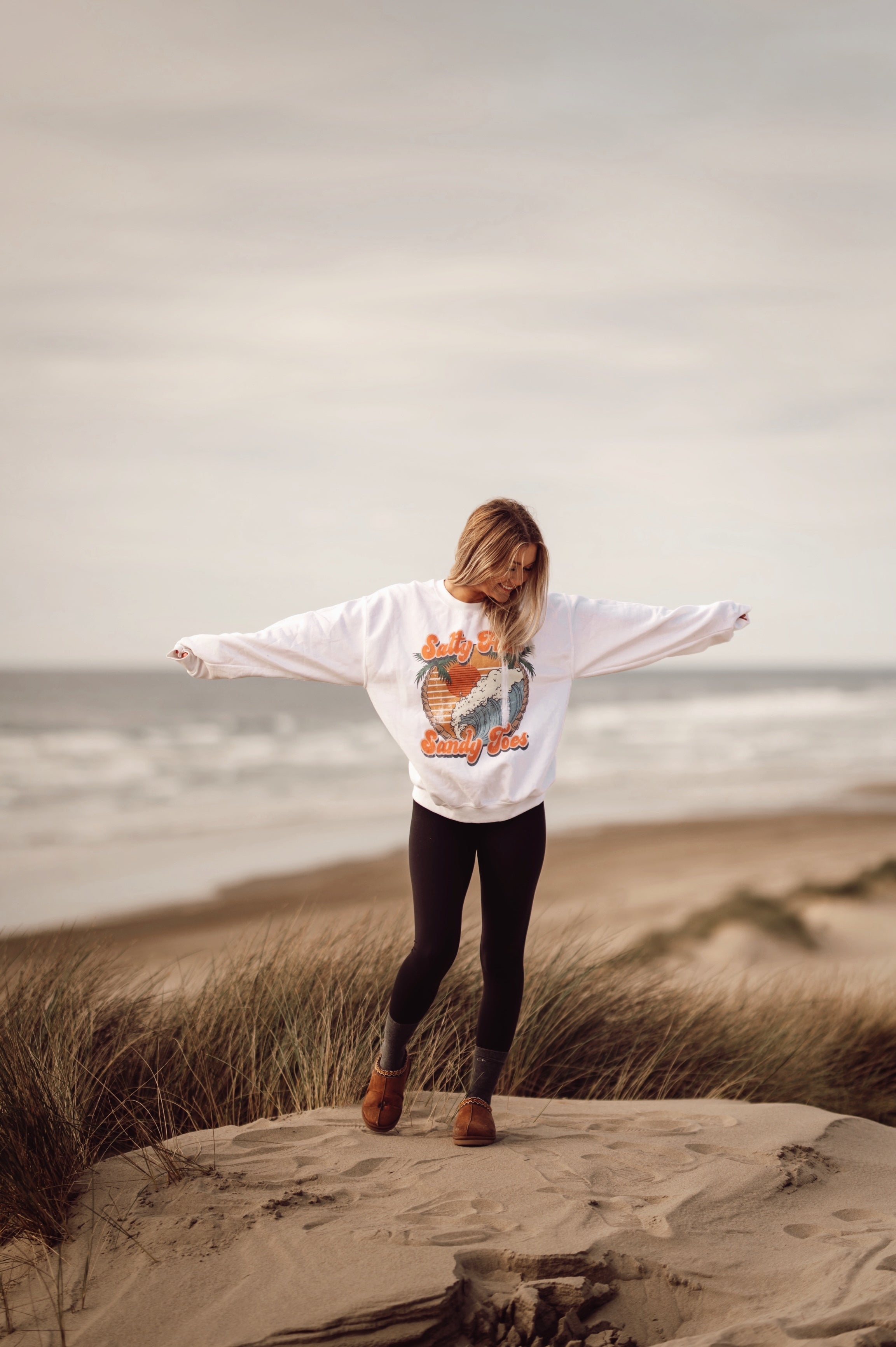 Salty Hair Sandy Toes Crewneck