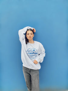 Beachy Grey Crew