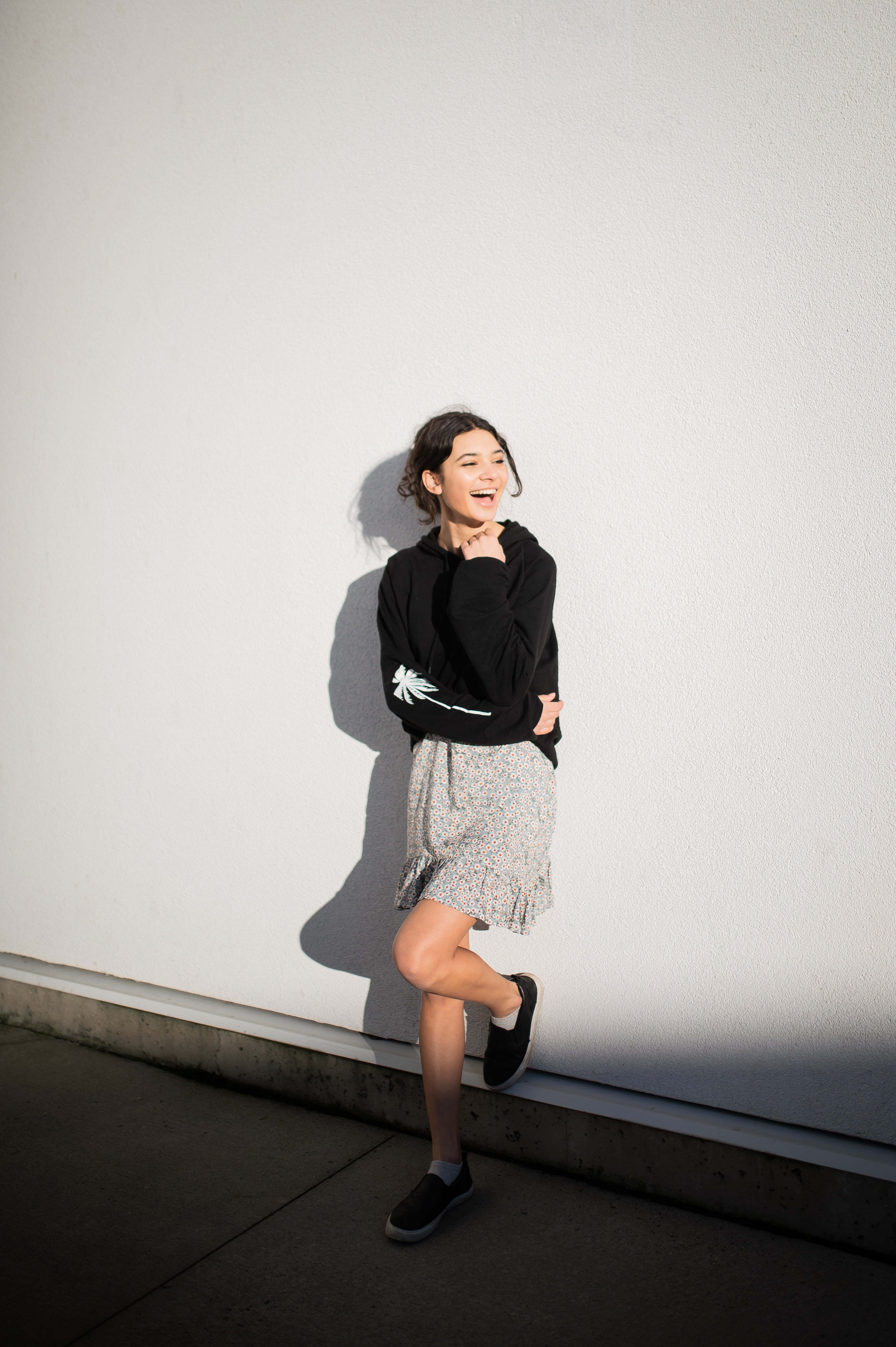 Black Palm Hoodie