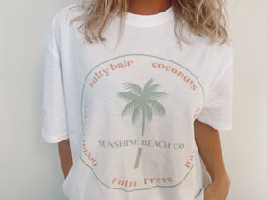 Oversized Palm Tree T Shirt
