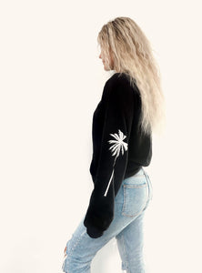 Black Palm Hoodie